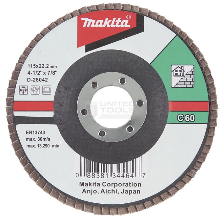 Makita Silicon Carbide Flap Disc
