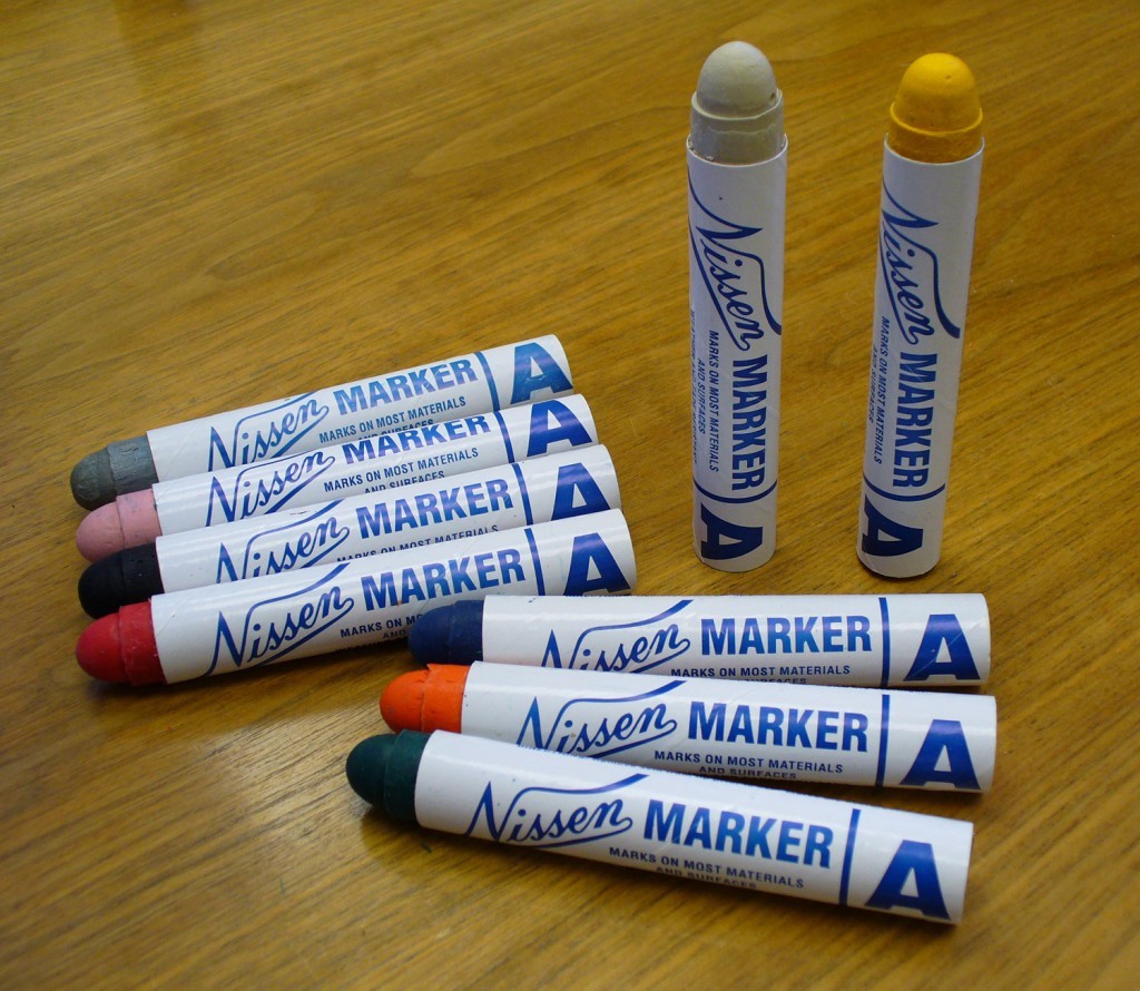 Markal | Nissen Solid Paint Marker That Writes on Oily & Wet Surfaces | Part #SPYES